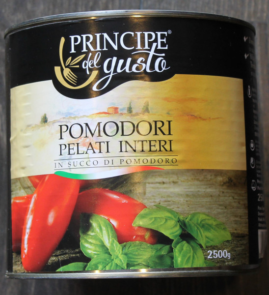 Geschälte Tomaten 2500g Principe del Gusto Salerno