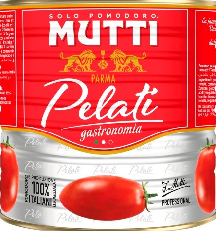 Mutti Pelati Geschälte Tomaten 2500 g restposten