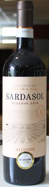 Sardasol - Tinto - Reserva - Navarra - Spanien 2017