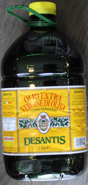 Olivenöl Extra Vergine 5,0 Liter PET De Santis 100% italianoMHD.5.2025