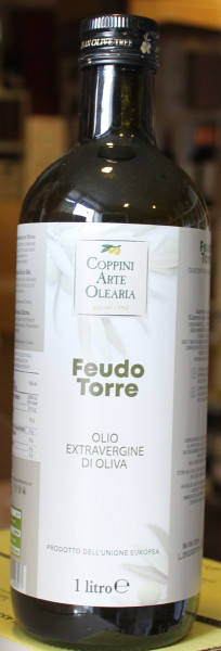 Olivenöl Extra Vergine 1 L Kanister Feudo Torre Coppini MHD.5.2024-Copy