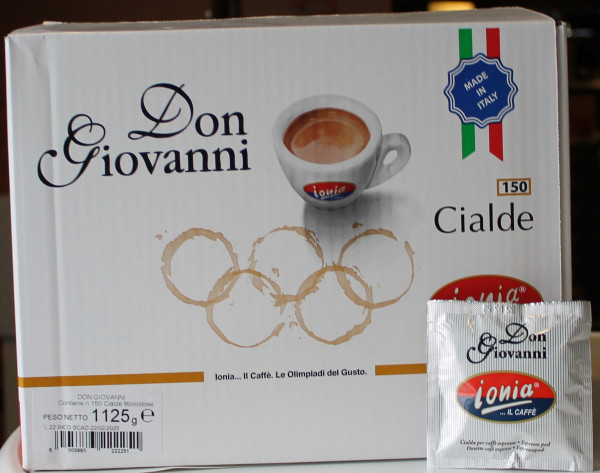 Ionia Kaffee espresso E.S.E. Pads Don Giovanni Cialde 150 Stück